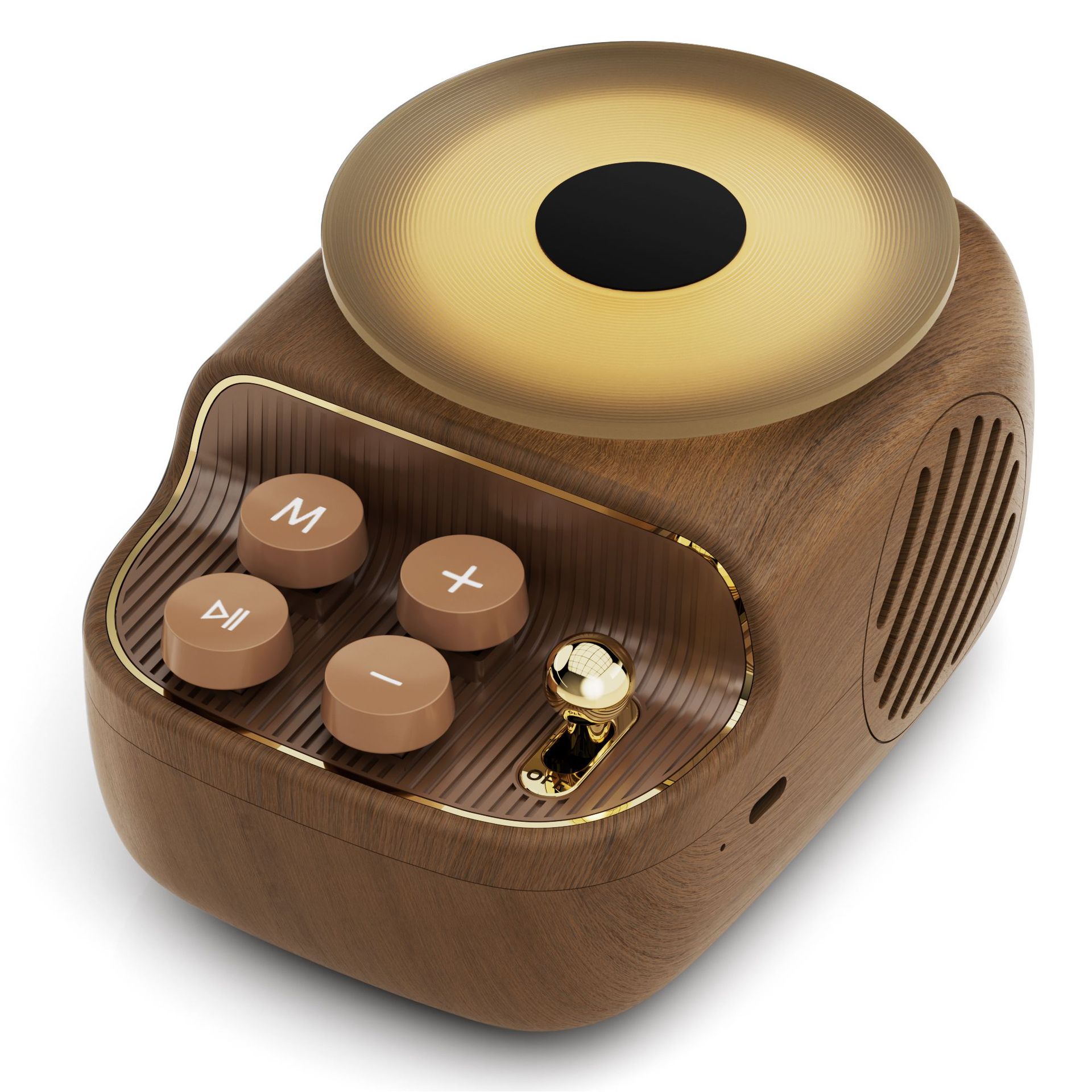 复古蓝牙音响便携式小音箱无线唱片机